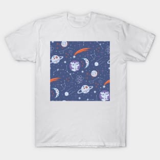 Pattern with astronomy symbols T-Shirt